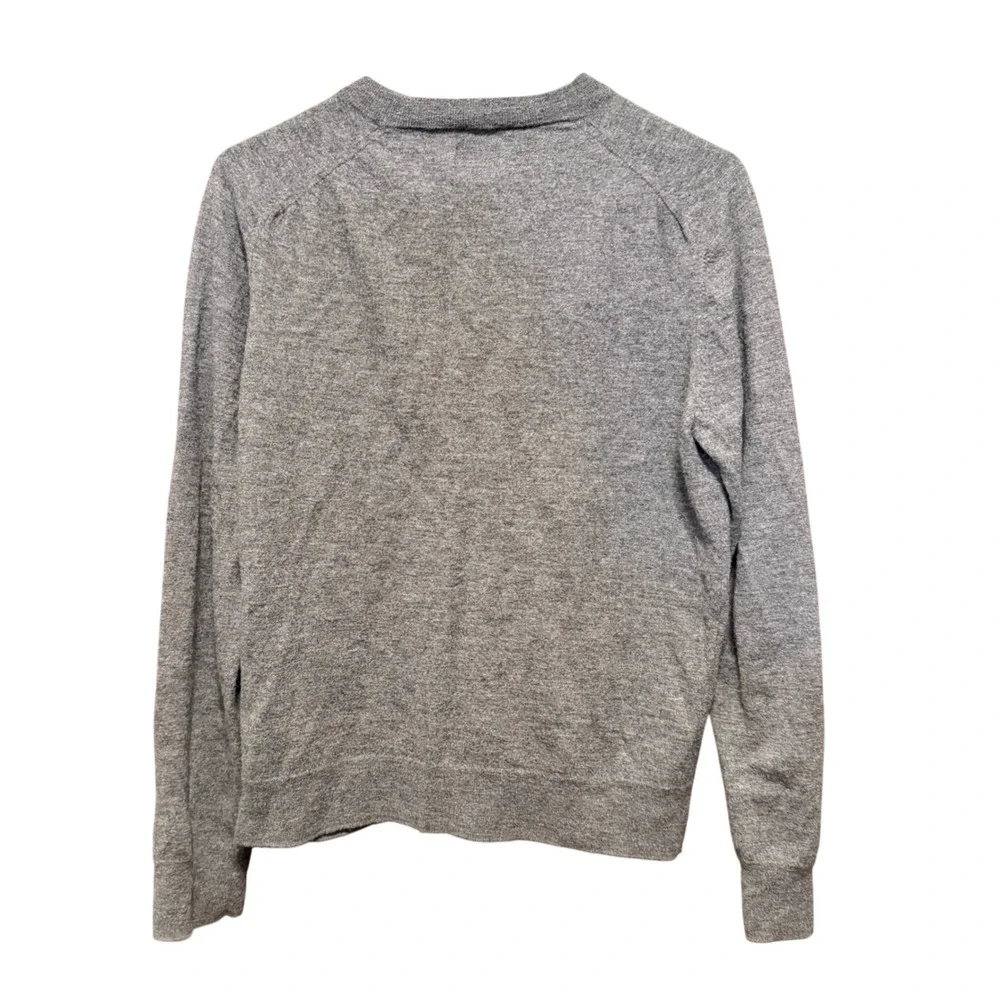 UNTUCKit Mens Heather Gray Merino Wool Cashmere Blend Crewneck Sweater Large